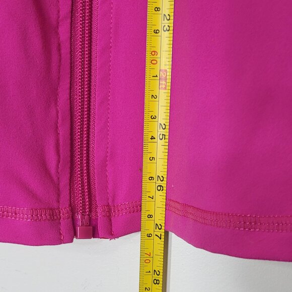 Surin Women Pink High Collar Full-Zip Lightweight Athletic Shirt Jacket Size XL - Picture 11 of 13